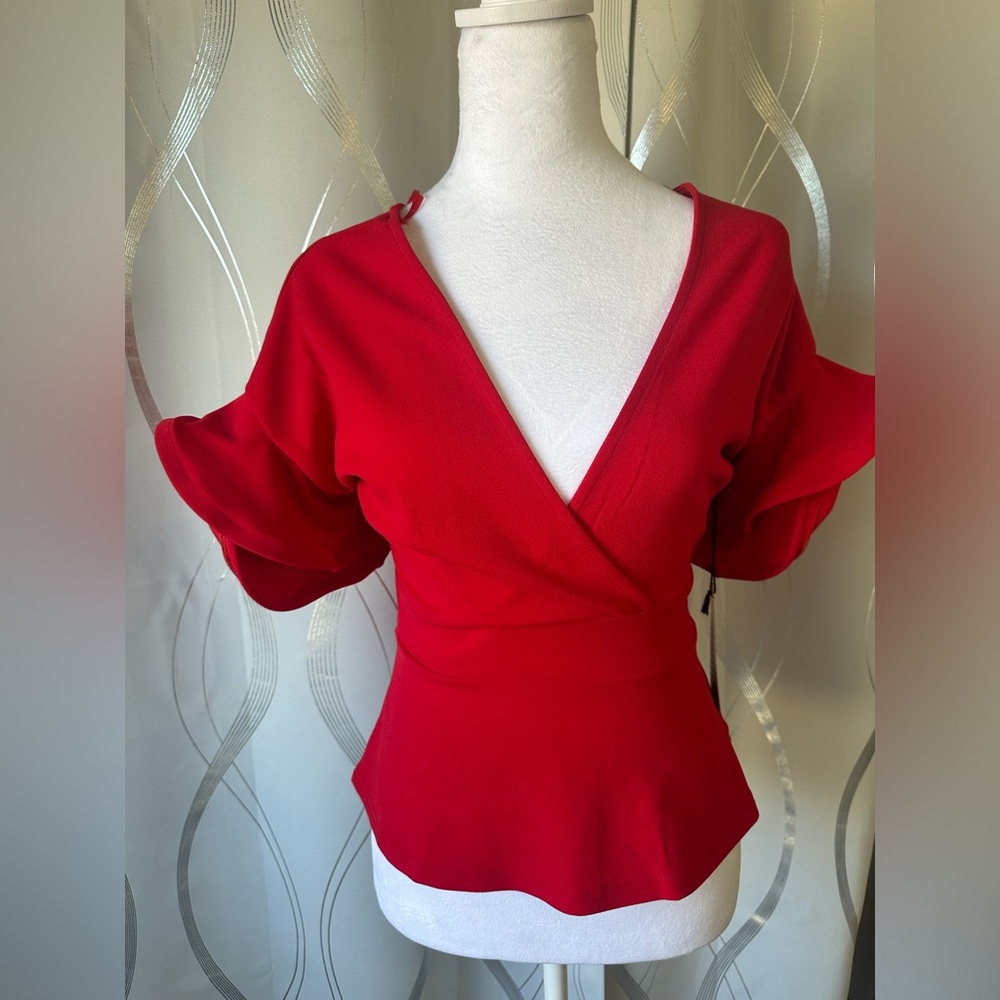 Haute monde red shirt